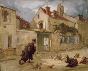 Advocaat op weg naar de rechtbank, 1859-60